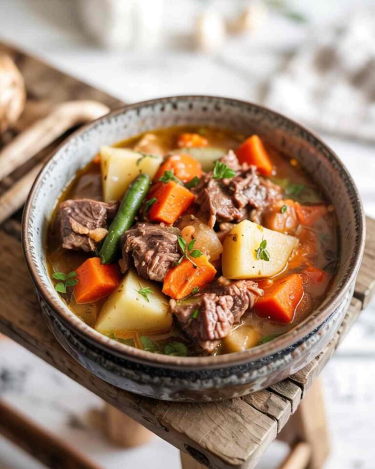 Homemade Beef and Carrot Stew for Dogs