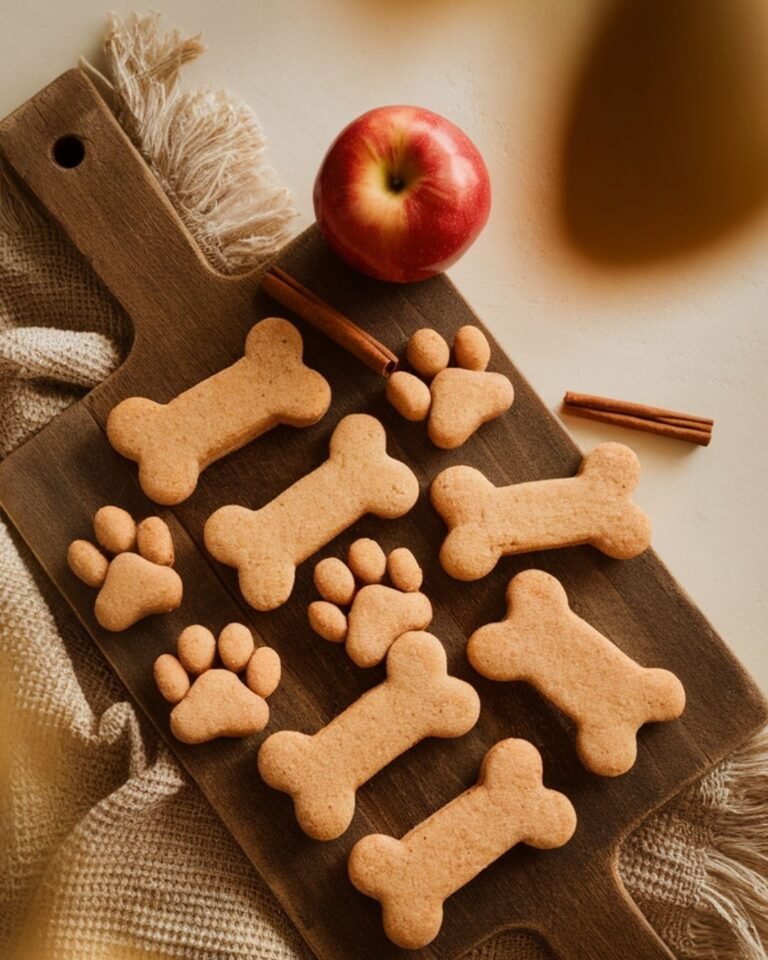 Apple cinnamon dog treats