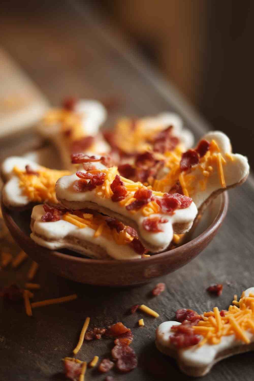 bacon cheese dog treats