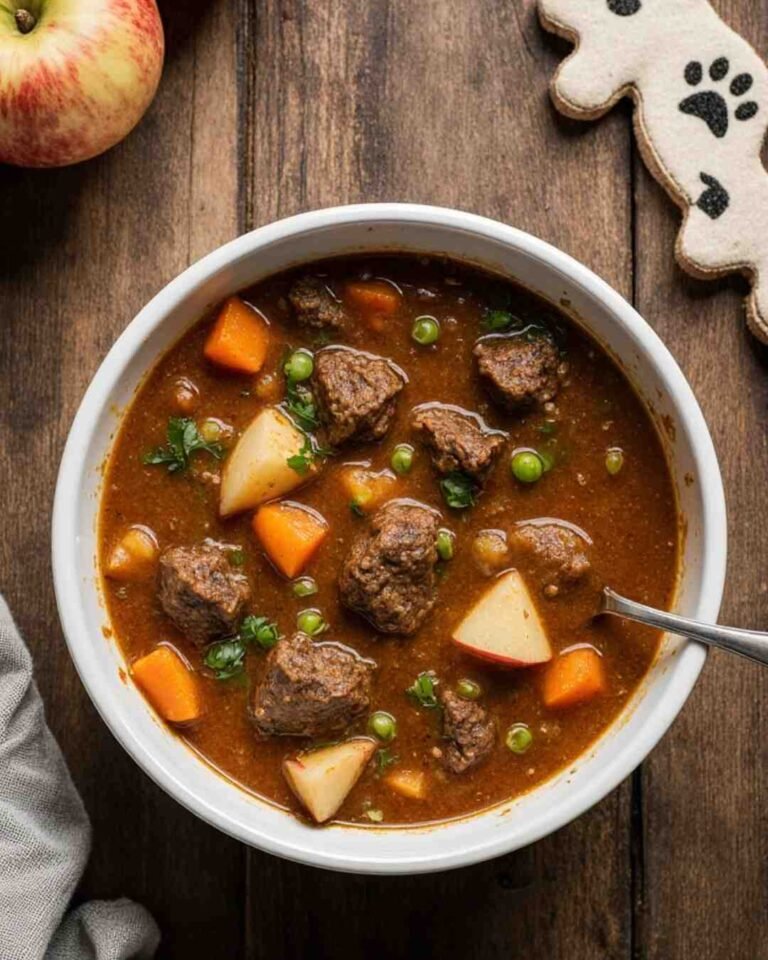 Beef and Apple Stew for Dogs | Easy Homemade Dog Food
