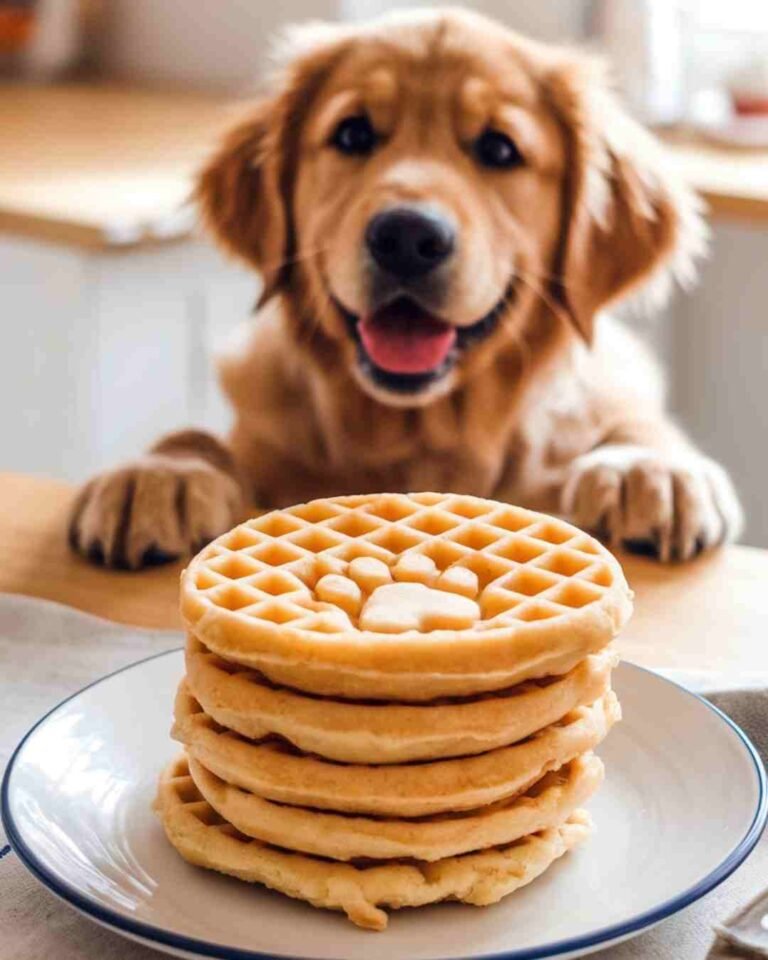 Homemade Dog Waffles