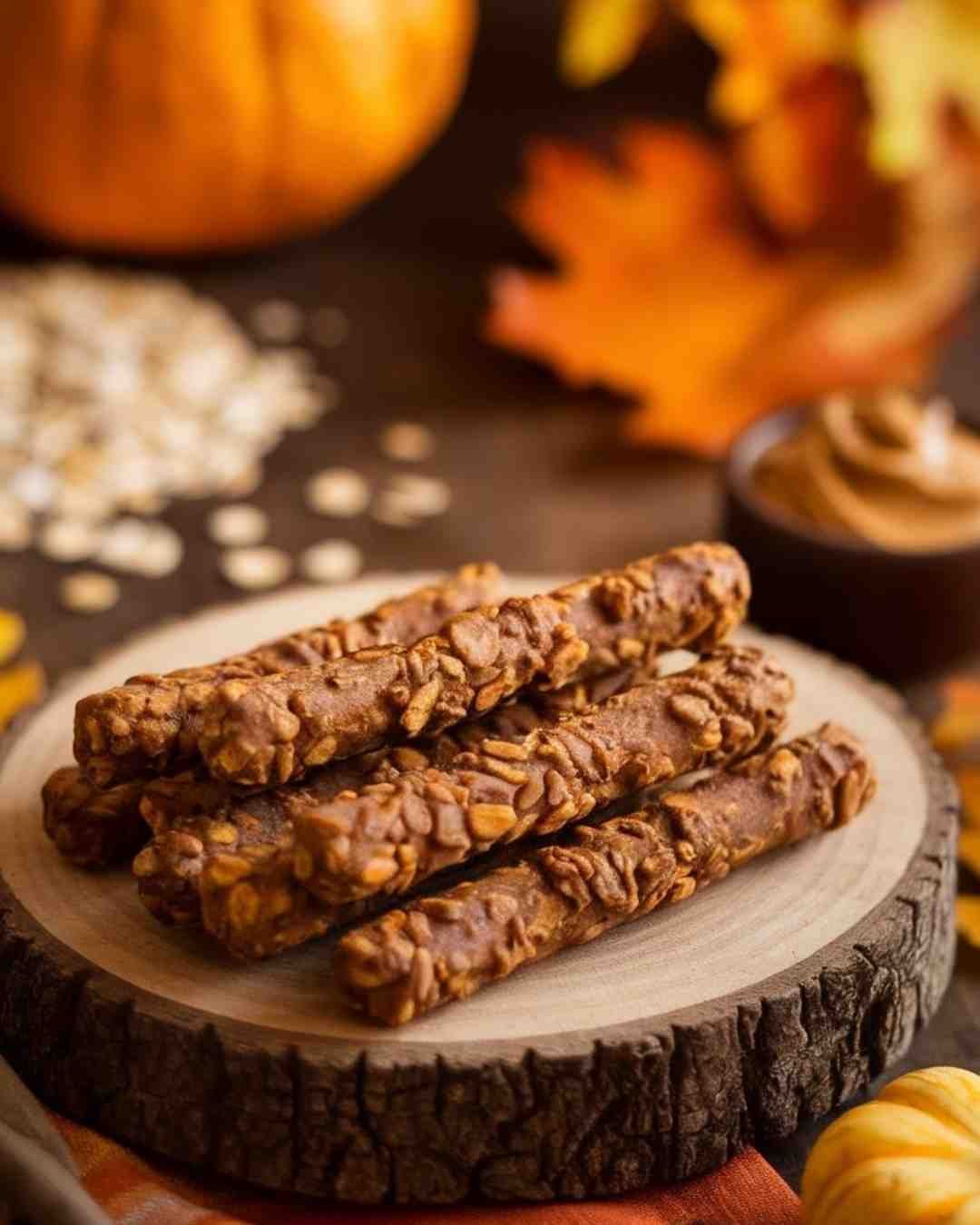 Pumpkin and Oatmeal Dog Treats