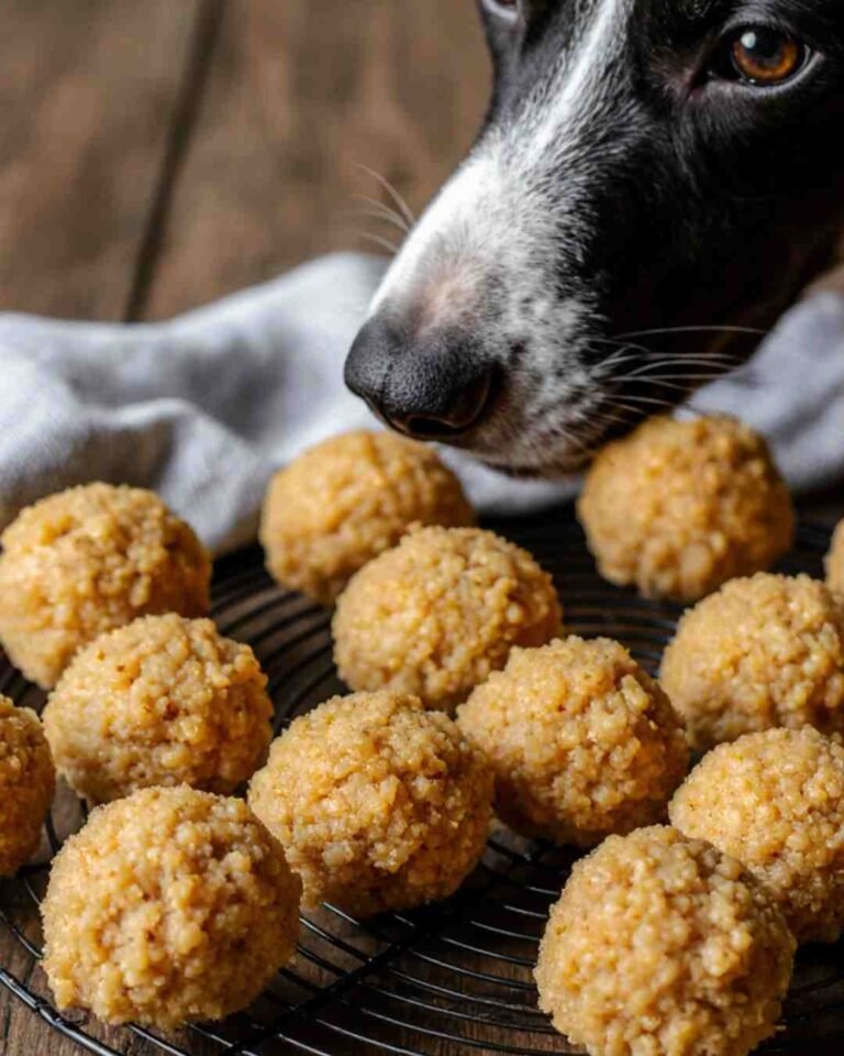 Homemade Chicken and Rice Dog Treats