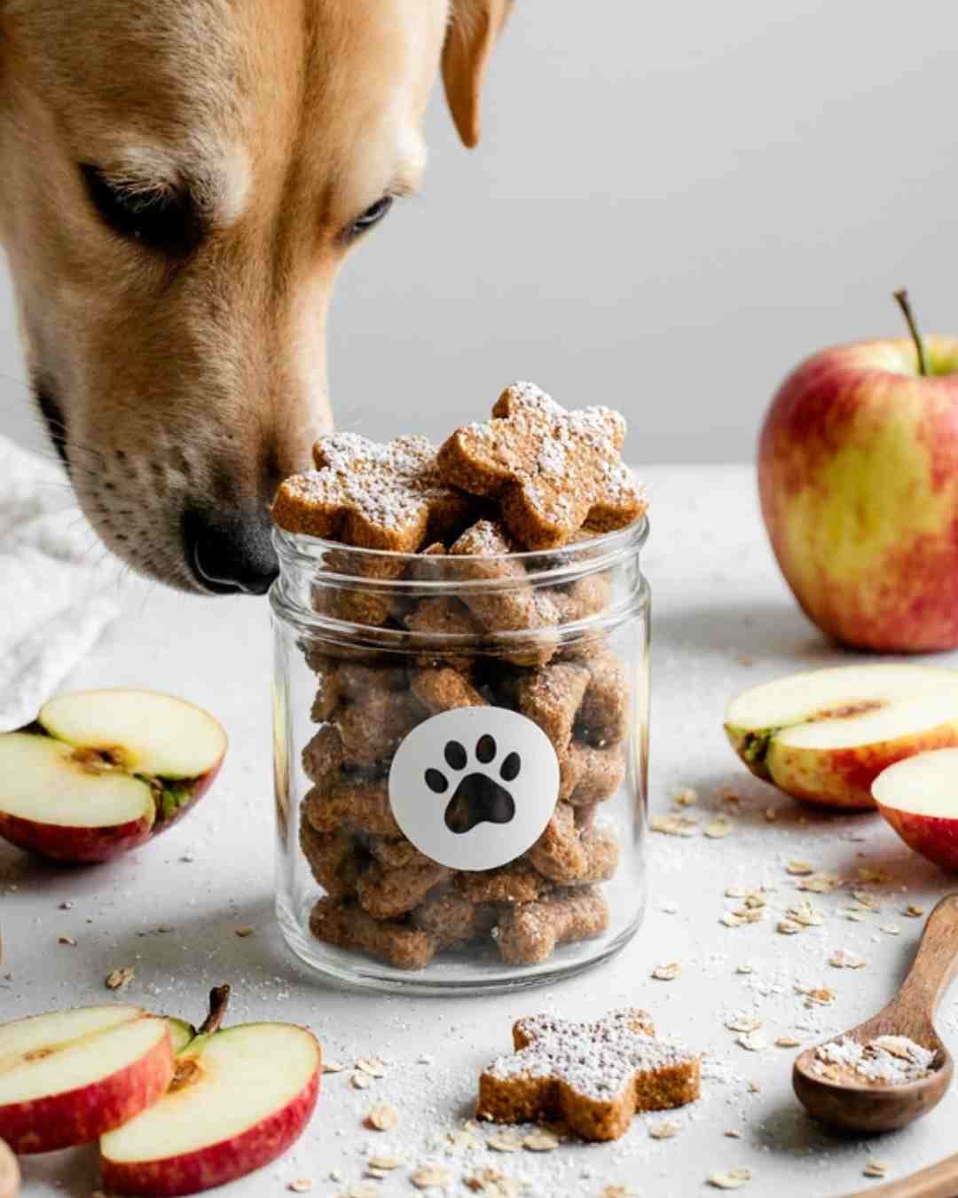 Easy Apple Crisp Dog Treats
