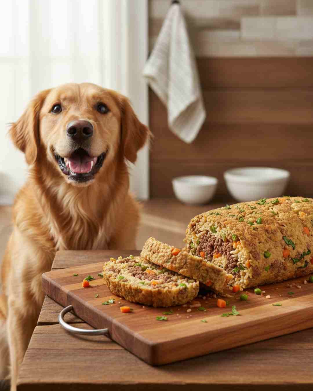 homemade beef dog food roll