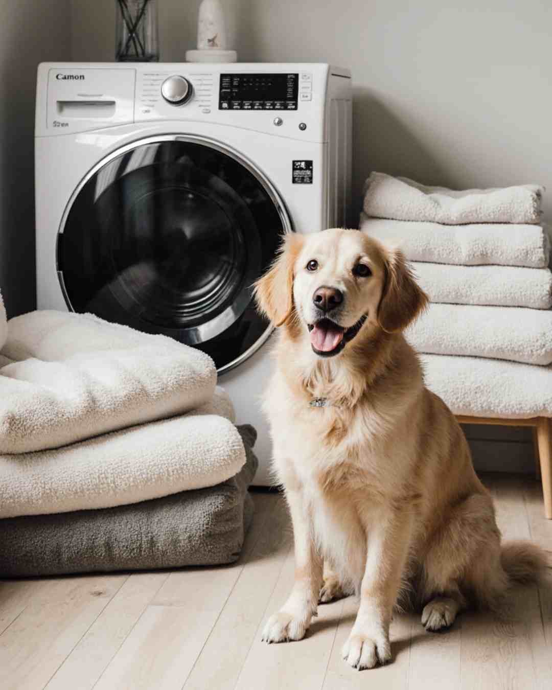 how to clean dog hair from washing machine