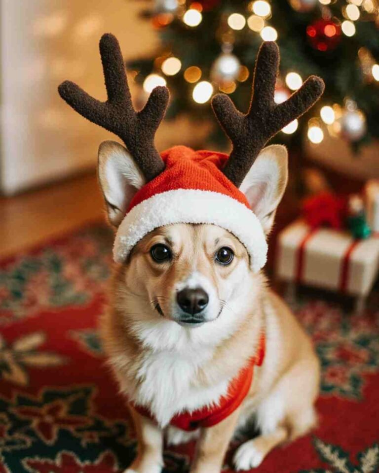 Holiday-themed Christmas dog names