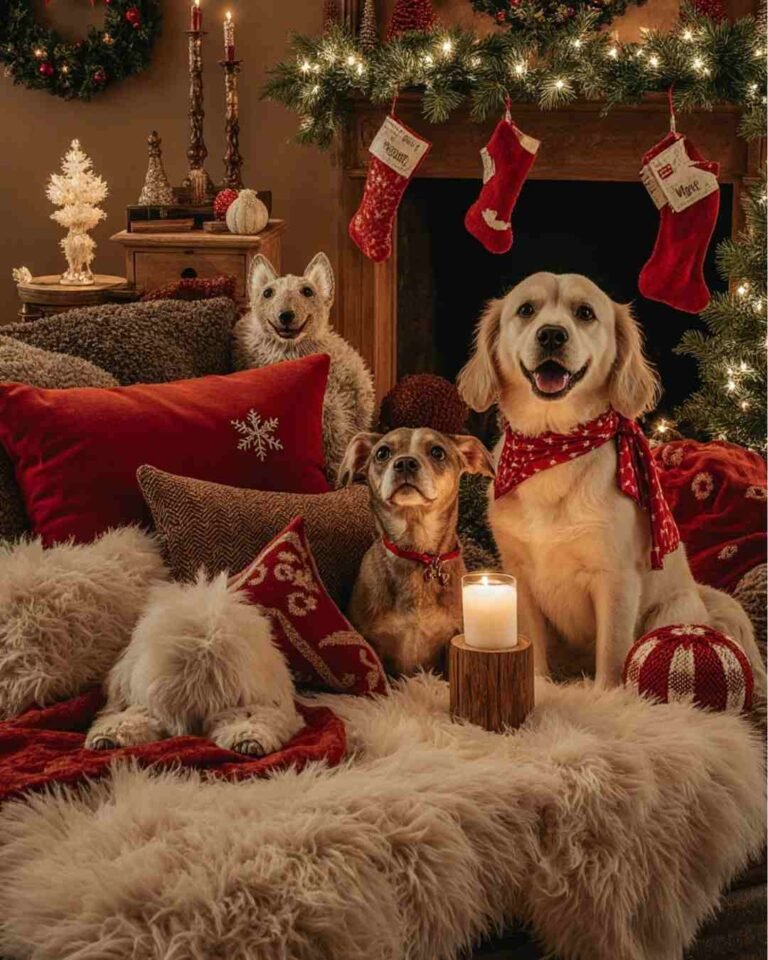 Easy Festive Christmas Dog Room Decor Ideas on a Budget