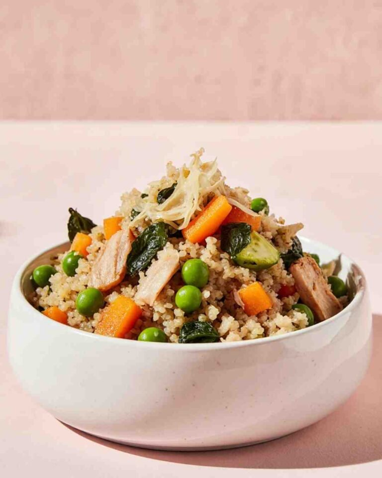 Rainbow Veggie & Quinoa Pup Bowls