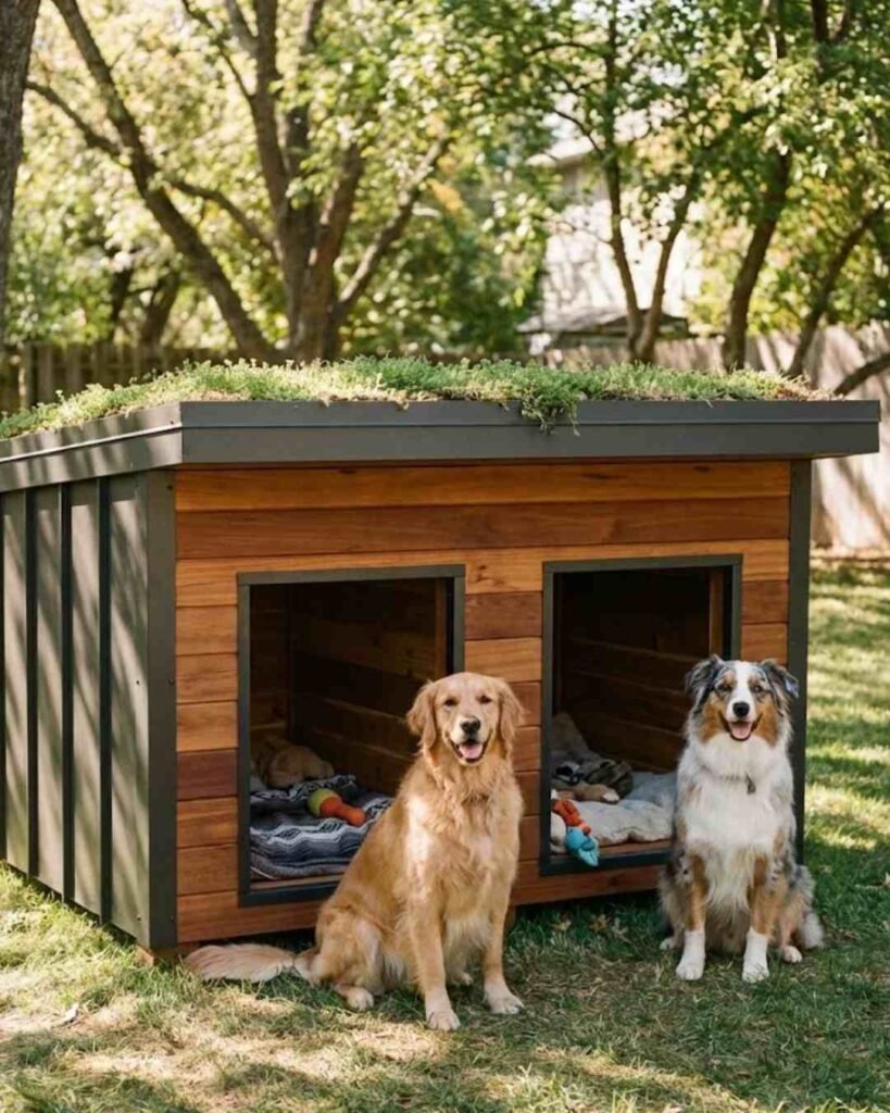 double dog house designs