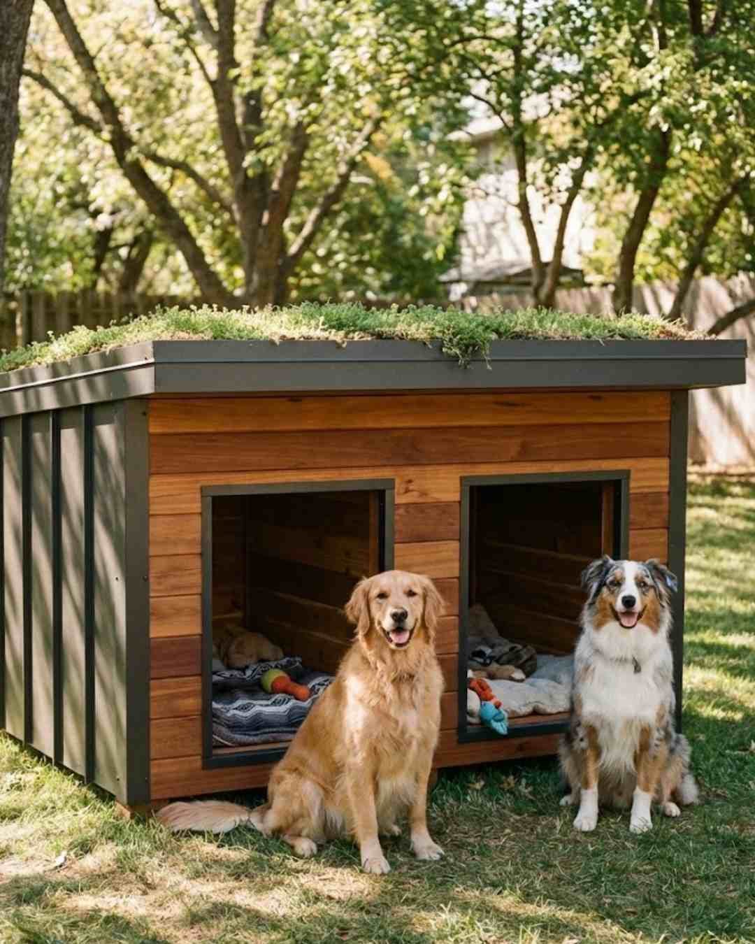 double dog house designs